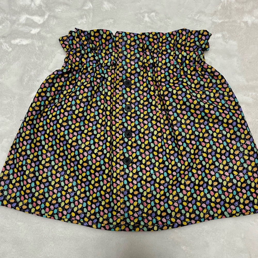 Colorful Egg Dot Kids Skirt
